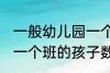 一般幼儿园一个班有几个孩子 幼儿园一个班的孩子数量