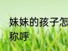 妹妹的孩子怎么称呼 妹妹的孩子如何称呼