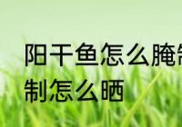 阳干鱼怎么腌制怎么晒 阳干鱼如何腌制怎么晒