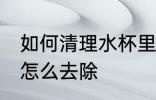 如何清理水杯里的污垢 杯子里的水垢怎么去除