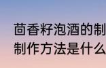 茴香籽泡酒的制作方法 茴香籽泡酒的制作方法是什么