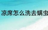 凉席怎么洗去螨虫 凉席如何洗去螨虫