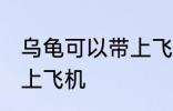 乌龟可以带上飞机吗 乌龟可不可以带上飞机
