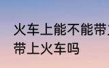 火车上能不能带火机油 煤油打火机能带上火车吗
