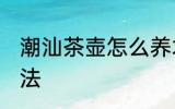 潮汕茶壶怎么养才正确 养潮汕茶壶方法