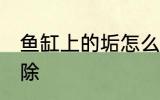 鱼缸上的垢怎么去 鱼缸上的垢如何去除