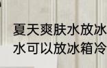 夏天爽肤水放冰箱冷藏好吗 夏天爽肤水可以放冰箱冷藏吗